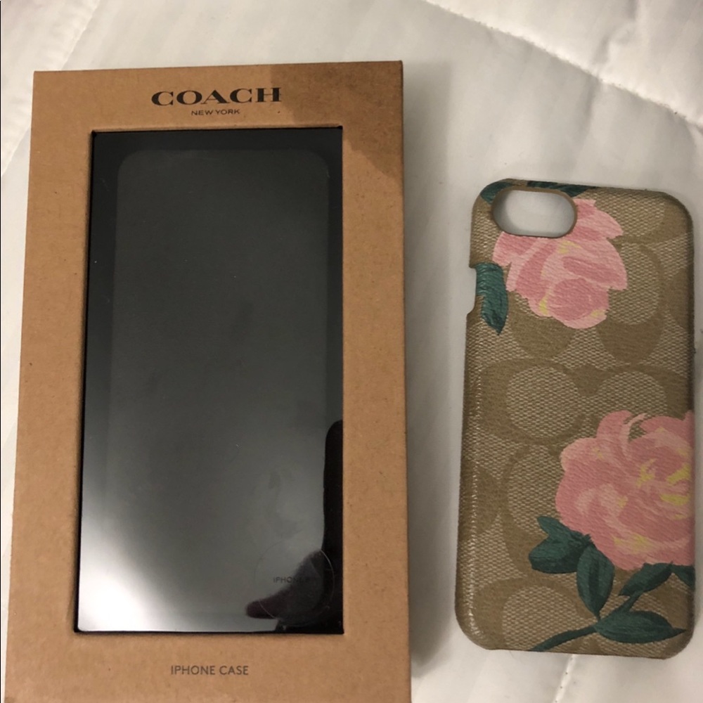 Coach cover for iphone 6, 6s, 7 & 8